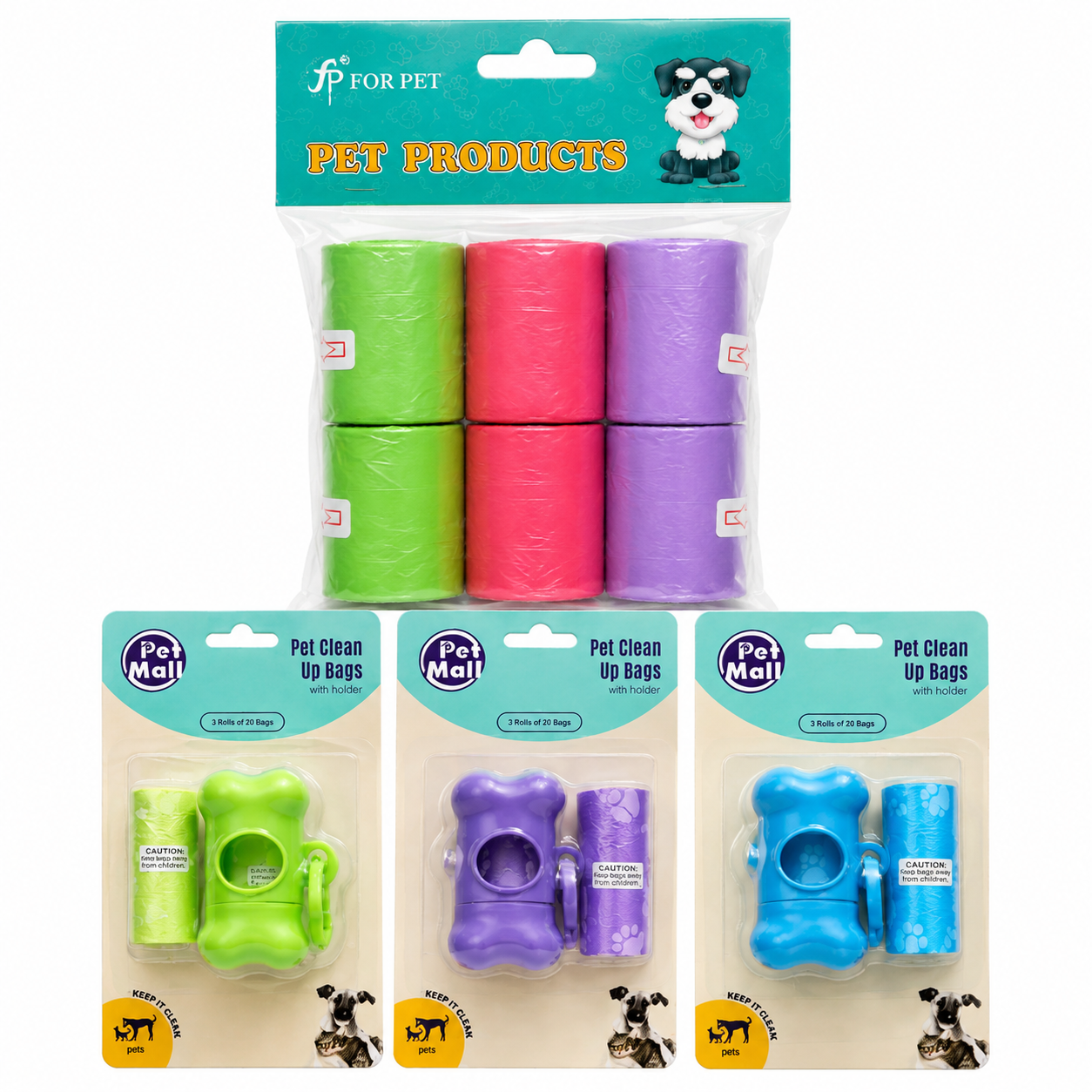 Pet Waste Bag Complete Value Pack